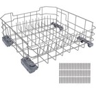 Wd28x26099 Wd28x34744 Dishwasher Lower Rack With Wheels For Ge Dishwashers