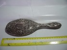 Spectacular-solid Silver - Large Elegant Hand Held Mirror-superb Design