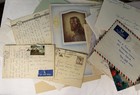 Large Vintage Correspondence Letter Lot 