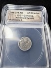 Icg Genuine Kshatrapa Dynasty Rudrasena Ii Ar Silver Drachm 256-278 Ad