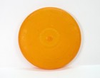 Vintage 1960s Wham-o Flying Saucer Orange 9 Inch Frisbee Disc With Planets