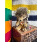 Vintage 1960s Joggi Steiff 5  Hedgehog With Original Name Tag And Button In Ear