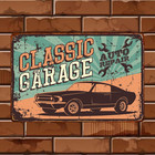 Vintage Metal Tin Signs Garage Wall Decor Retro Gas Oil And Car 8x12 Sign 7 Pack