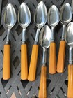Vintage Bakelite Butterscotch Silverware Flatware Mixed Lot Of 20