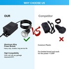 Garbage Disposal Air Switch Kit With Power Cord Kit Stainless Steel 2 5  Button