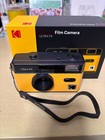 Kodak Ultra F9 Compact Film Camera Orange Black With Strap And Box