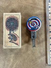 Vintage J  Chein No  95  Tin Mechanical Sparkler Spinner Litho Toy W  Box