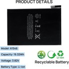 Internal Battery Replacement For Ipad Mini 4 2015 A1538 A1546 A1550 - 5124 Mah