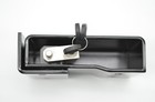 Aof Bolt On Cargo Container High Security Lock Box   304 Stainless Lock Black