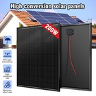 200w Watt Solar Panel Mono Pv 12v Battery Charger Home Boat Rv Camping Off Grid