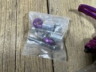 Quick Release Skewer Kit Vintage Mtb Purple Anodized Seat Post Binder Mountain