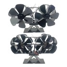 Wood Stove Fan Dual Motors With Bracket For Wood Burning Stove   Log Burner G9s4