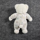Vintage Carter   s White Teddy Bear Rattle Plush Lovey Stuffed Animal Toy
