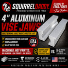 4  Aluminum Barrel Vise Jaw Pads 1 Pair Soft Jaws  375- 750 Made In Usa