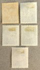 Serbia 2nc16-2nc20   1942 Surcharged Yugo Occupation Stamps   Complete Set Used