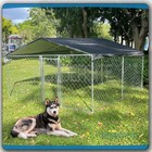 Large Outdoor Dog Kennel Dog Cage W  Waterproof Cover Playpen 6 56x6 56  10x10ft