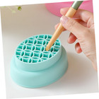 Silicone Makeup Brush Cleaner Bowl Drying Stand Essential Makeup Tool For Effici