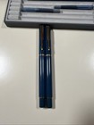 Parker Vendome 88 Blue Fountain Pen And Ballpoint Pen W  Box