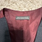 Dockers Men s Charcoal Suit Vest W  Burgundy Lining Size S Regular D823022