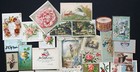 Antique Victorian Scrapbook Album Die Cut Trade Card Loose Paper Ephemera Scraps