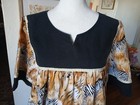 Super Cute Vintage Krist Gudnason Womens M l Zebra House Dress W pockets