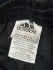 Adidas Boy s Athletic Shorts Black Polyester Regular Fit Drawstring Logo