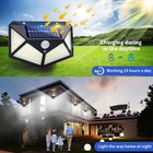 Waterproof 100 Led Pir Motion Sensor Solar Power Outdoor Garden Light Security