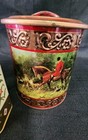 3 Vintage Tin Canister Can Made In West Germany   England Antique
