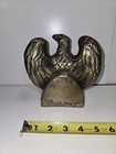 1 Vintage 1776 Brass Eagle Figurine Statue Bookend  1968 Colonial Virginia 