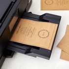 Best Paper Greetings Blank A7 Note Cards   Envelopes Set - 5x7 Inches  Brown