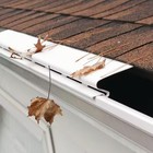 Solid 4 Ft  White Vinyl Surface Tension Gutter Guard