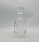 Waterford Crystal Drogheda Cut Glass Whiskey Decanter   Stopper Signed 9 4 