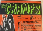 Rare 1995 Original The Cramps Australian Flame Job    95 Tour Poster Excellent