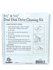 Dual Disk Drive Cleaning Kit  For 3 1 2  And 5 1 4  Disk Drives