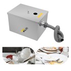 Stainless Steel Grease Trap Interceptor Set For Restaurant Kitchen Commercial