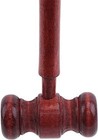 Brown Handmade Wooden Gavel  Auction Gavels  Vintage Judge Gavel  Props And