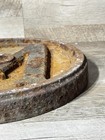 Early Vintage Cast Iron Wheel Industrial M Logo 11 1 4    Decor