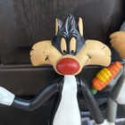 Vintage 1971 Bugs Bunny   1969 Sylvester Looney Tunes R Dakin   Co Vinyl Figures