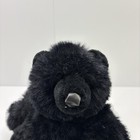 Vintage Walmart Black Bear Plush 12  Realistic Stuffed Animal