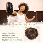Real Satin Lined Shower Cap  Double Layer Waterproof  Adjustable For Women