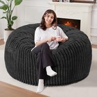 Cozy 3ft Bean Bag Chair - Large Soft Seating For Adults   Kids  Big Comfort