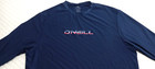 O neill Basic Skins Men s Xl Shirt Rash Guard 50 upf Surfing Logo Dark Navy Blue