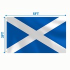 Scotland Flag 3x5 Ft Heavy Duty Polyester Double Stitched Brass Grommets
