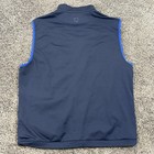 Footjoy Vest Mens Xl Blue Fj Hybrid Quilted Full Zip Up Jacket Golf Performance