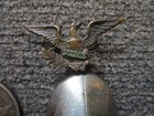 Vintage Original G a r   Veterans Souvenir Kepi Hat Pinback Badge
