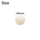 Uxcell 100pcs Nylon Bearing Balls 4mm Solid Plastic Balls  4mm  White