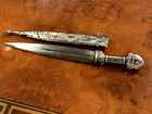 Russian Silver 84 Antique Niello 15 75 l Dagger Caucasian Kindjal Knife Ottoman