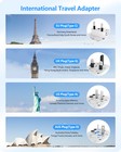 Lencent International Universal Travel Adapter 4 Usb Port Converter Plug Charger