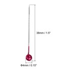 Pearlized Sewing Pins Stainless Steel Ball Head Needle Straight Quilting Pin Red