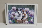 Bunny Rabbits Iris Flowers Jigsaw Puzzle 40-piece
